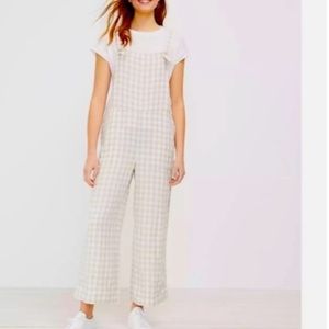 lou and grey plaid jumpsuit